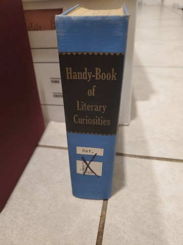 Handy book literary - handy-book, of